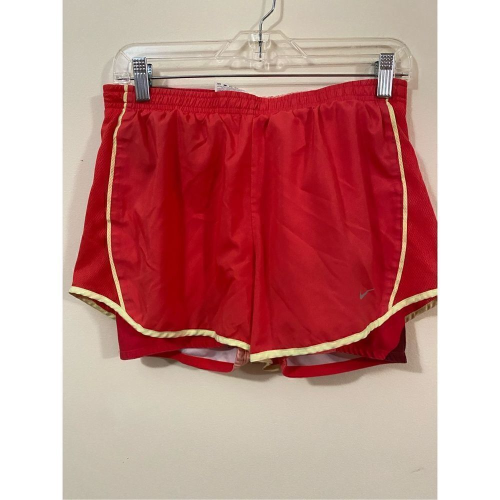 Nike Pink Drawstring Pull On Active Athletic Running Shorts Size Large
